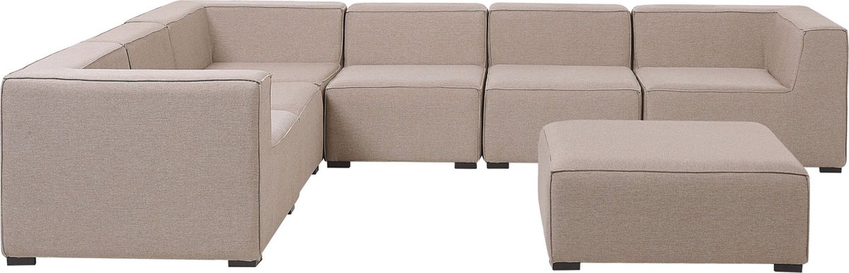 Beliani Arezzo - Loungeset--polyester - Beige