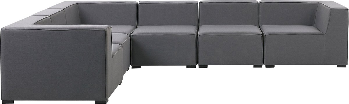 Beliani Arezzo - Loungeset--polyester - Grijs