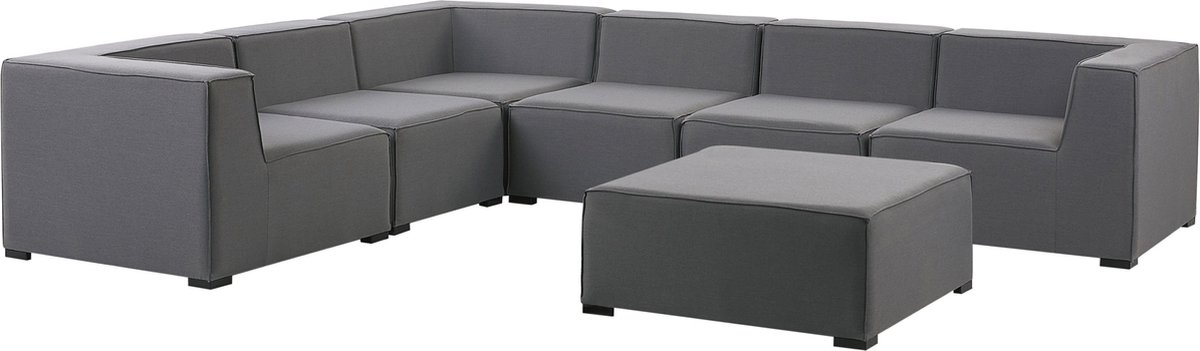 Beliani Arezzo - Loungeset--polyester - Grijs