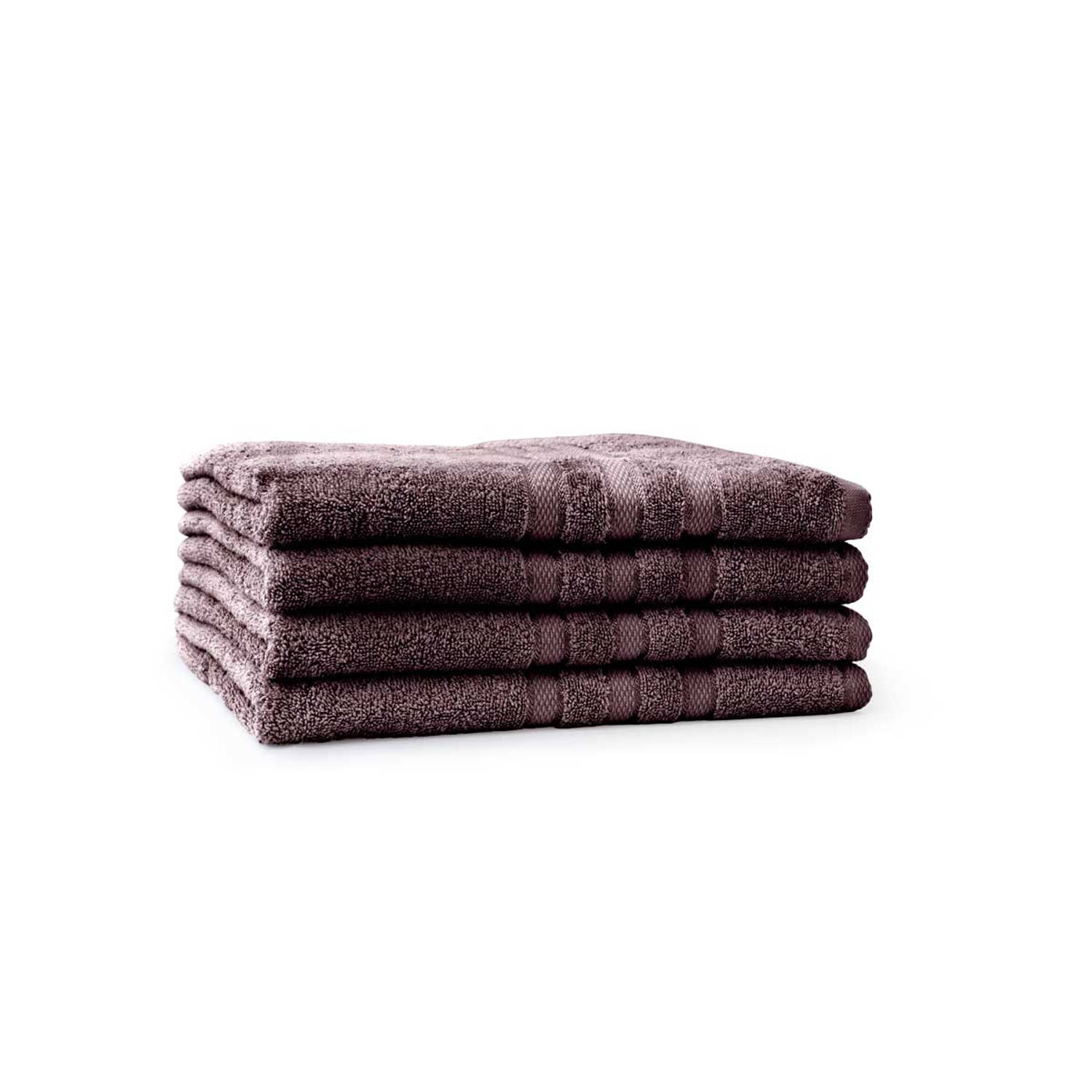 Linnick Pure Douchelaken 70x140cm - Purple - Set Van 4 - Paars