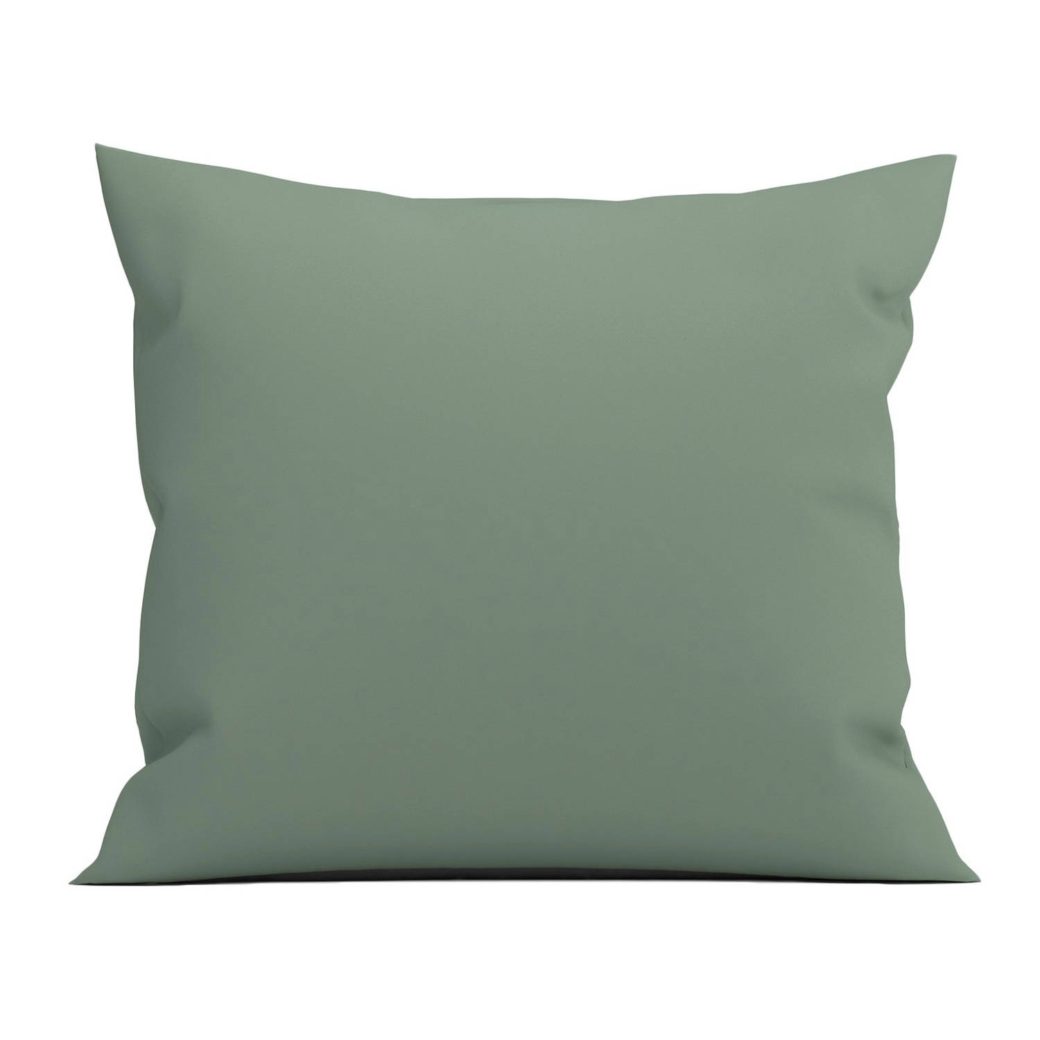 Heckett & Lane Elementi Kussensloop Katoen Satijn - Mineral Green 80x80cm - Groen