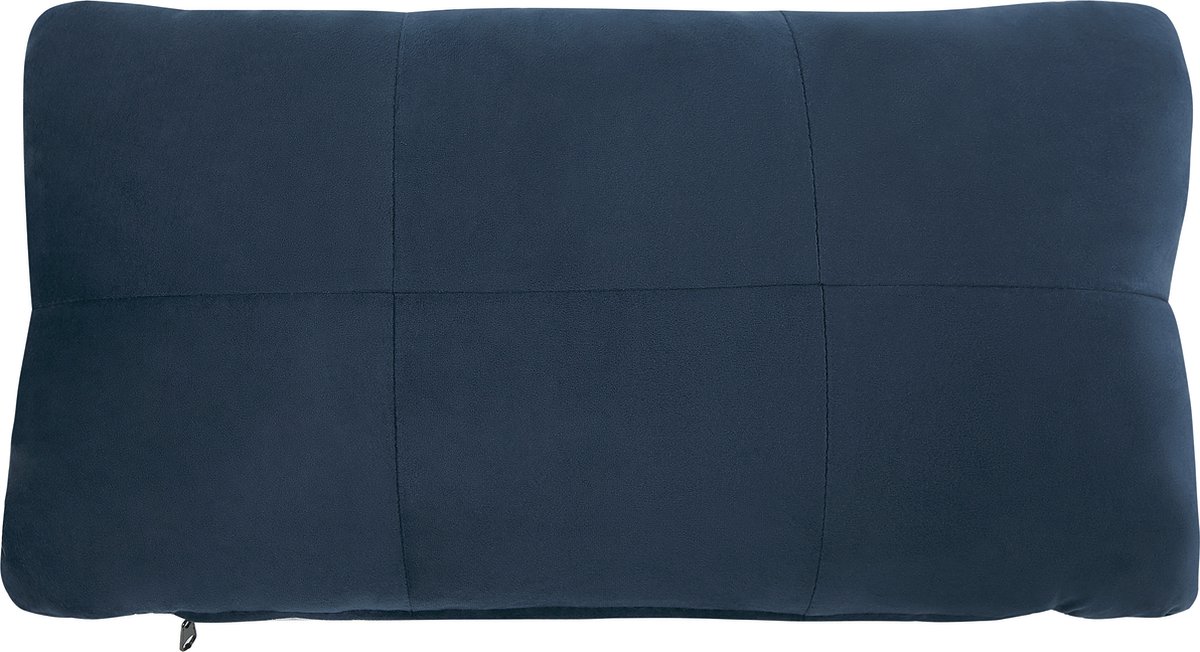 Beliani Simorre - Chaise Longue--fluweel - Blauw