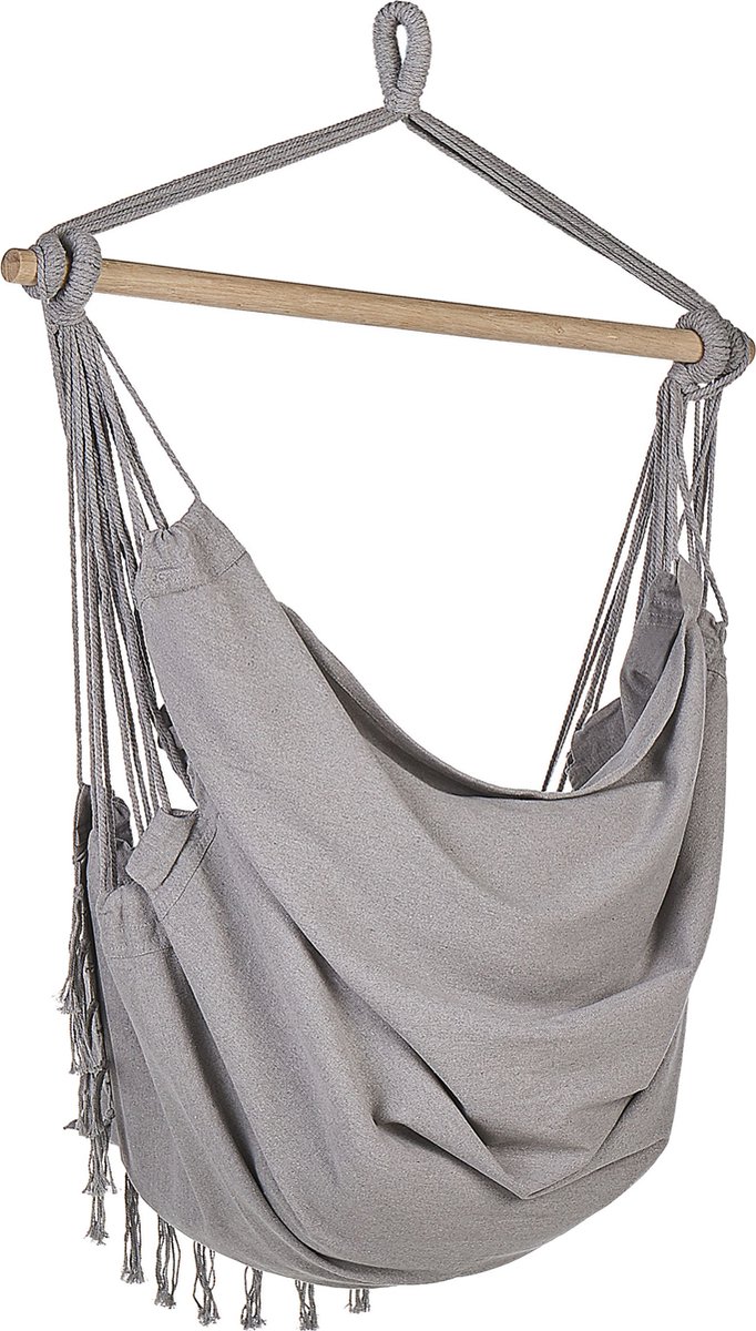 Beliani Bonea - Hangstoel--katoen - Grijs