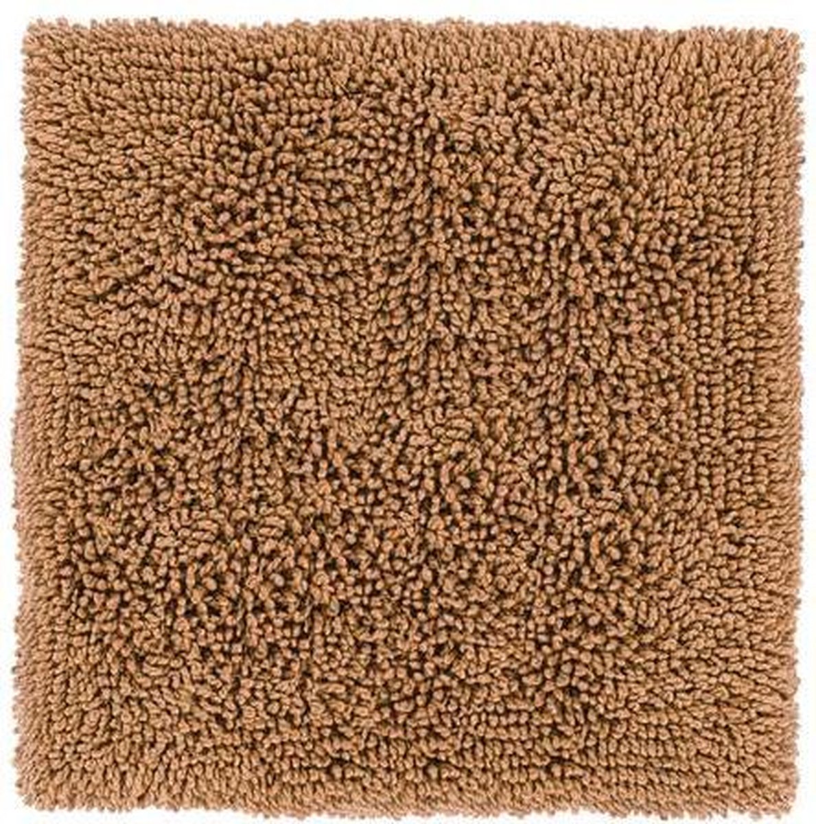 Heckett & Lane Fergana Badmat - Cognac Brown 60x60cm - Bruin