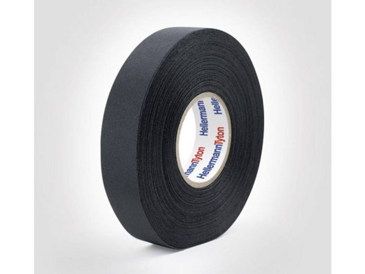 HellermannTyton HTAPE-PROTECT250-PET-BK 712-10003 Textieltape (l x b) 25 m x 19 mm 25 m