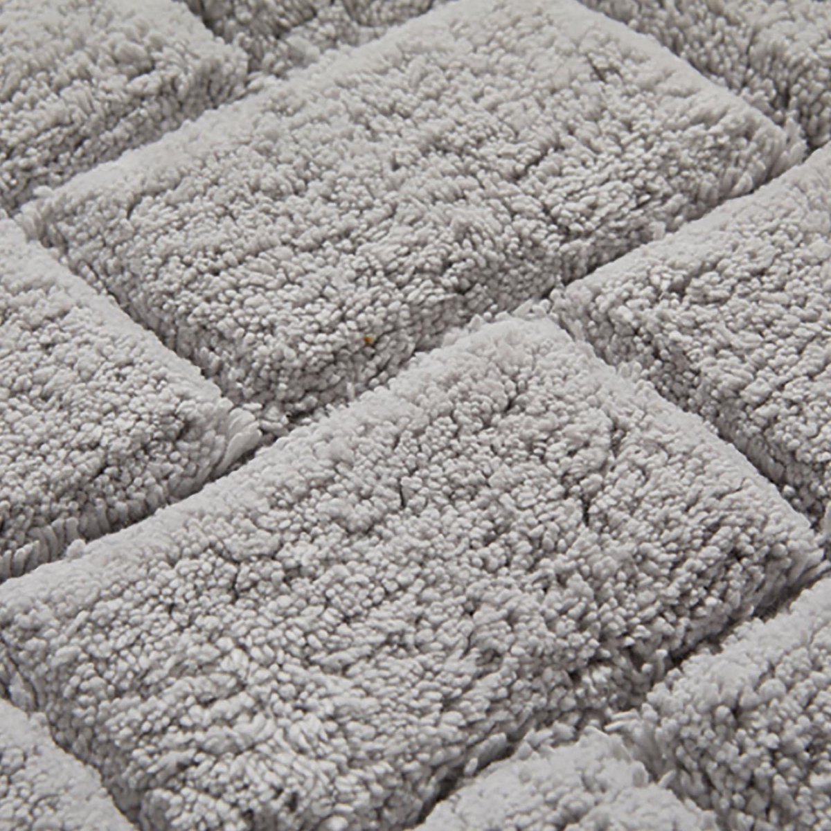 Seahorse Metro Badmat - 60 X 90 Cm - Glacier - Grijs