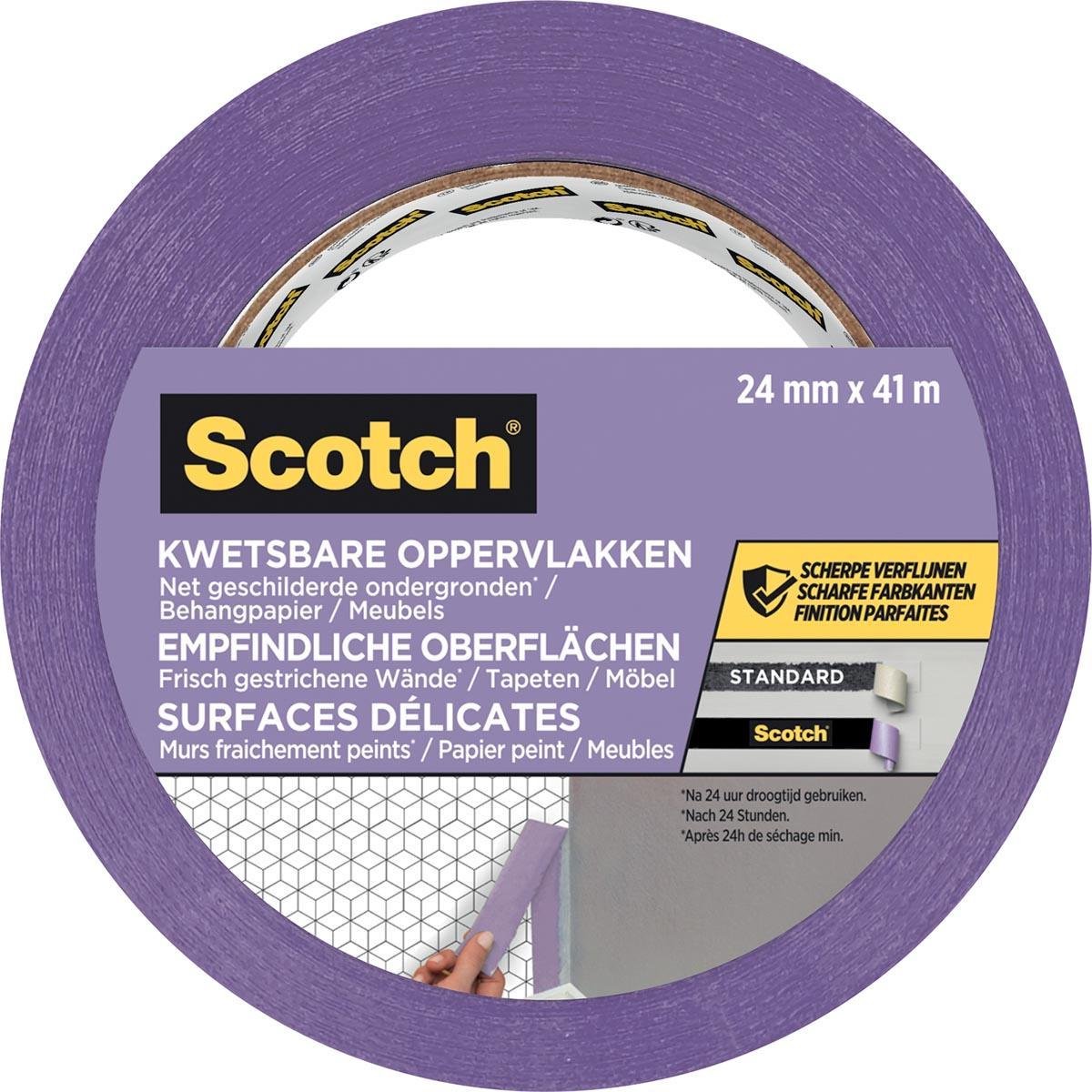 3M™ 2080 2080DABE24 Afplakband ScotchBlue (l x b) 41 m x 24 mm 41 m - Blauw