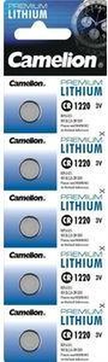 Camelion Lithium Knoopcel Cr1220 (5 Stuks)