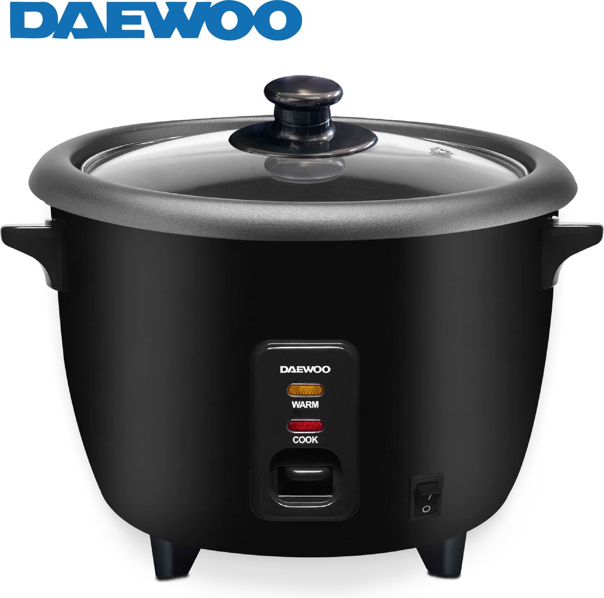 DAEWOO Drcooker-bk Rijstkoker - 400 Watt - 1 Liter - Zwart