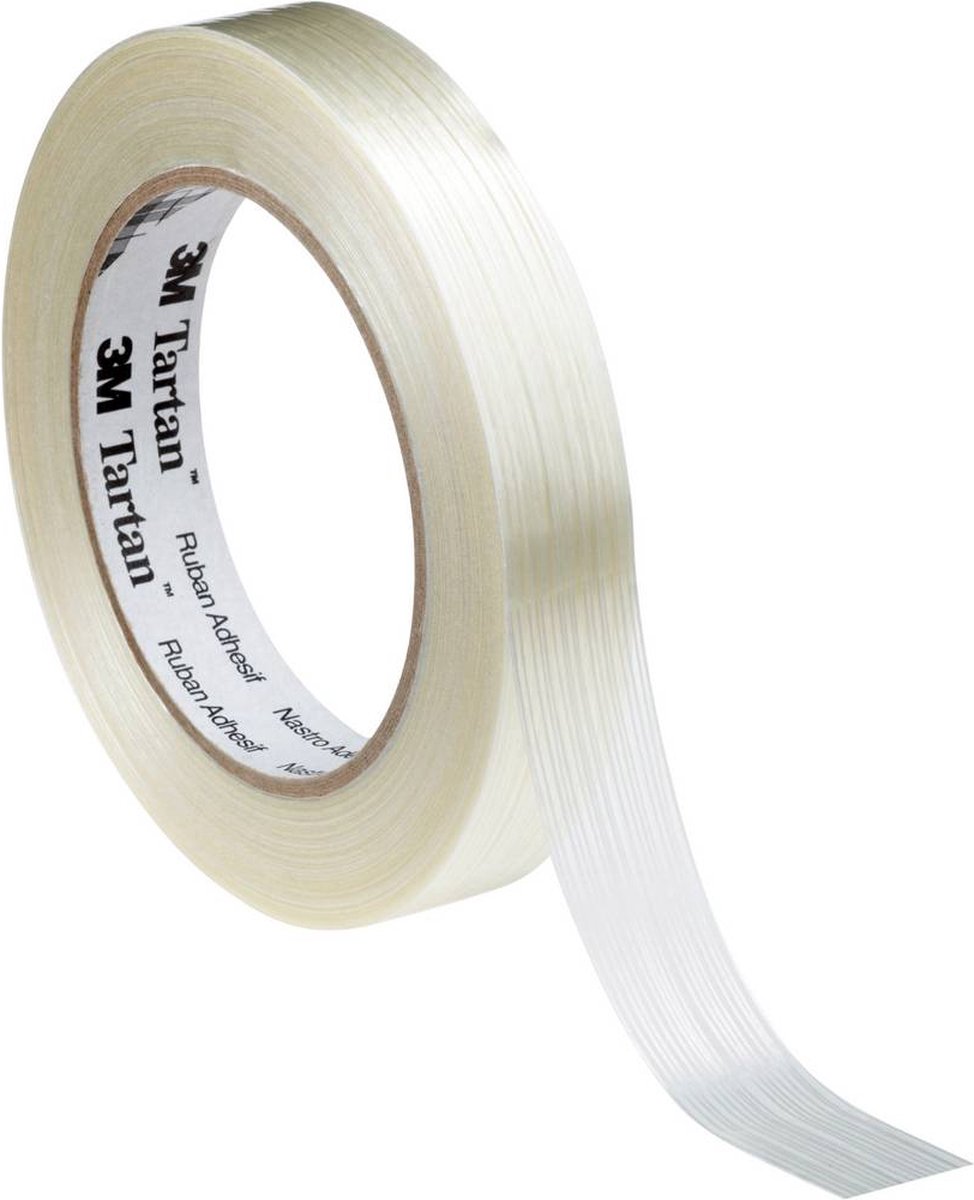 3M™ 89537550 Filament-tape Tartan 8953 Transparant (l x b) 50 m x 75 mm 50 m