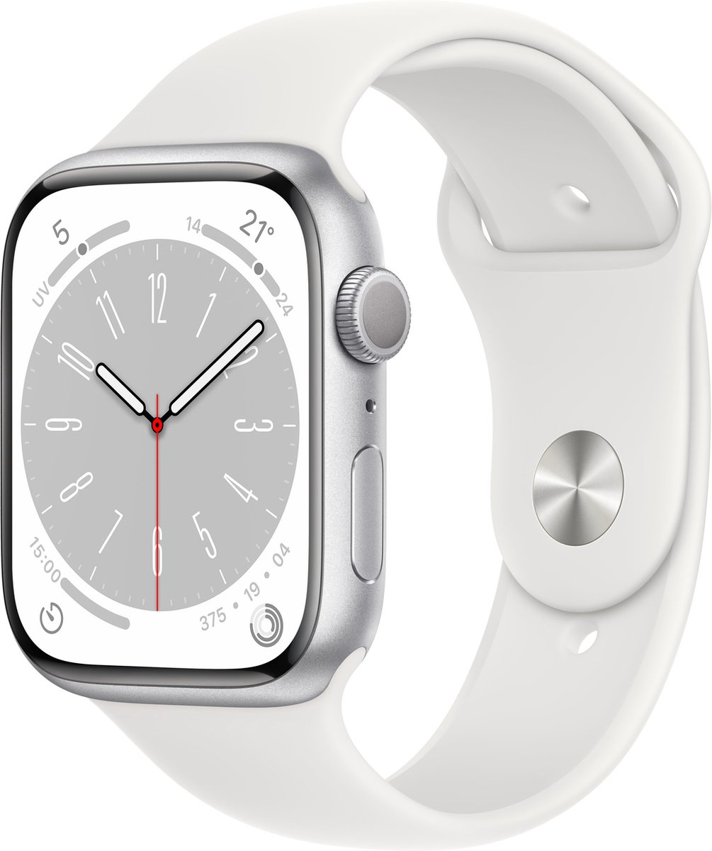 Apple Watch Series 8 45 Mm Silver/aluminium/white