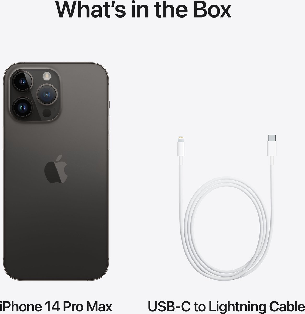 Apple Iphone 14 Pro Max 128gb Space Black - Zwart