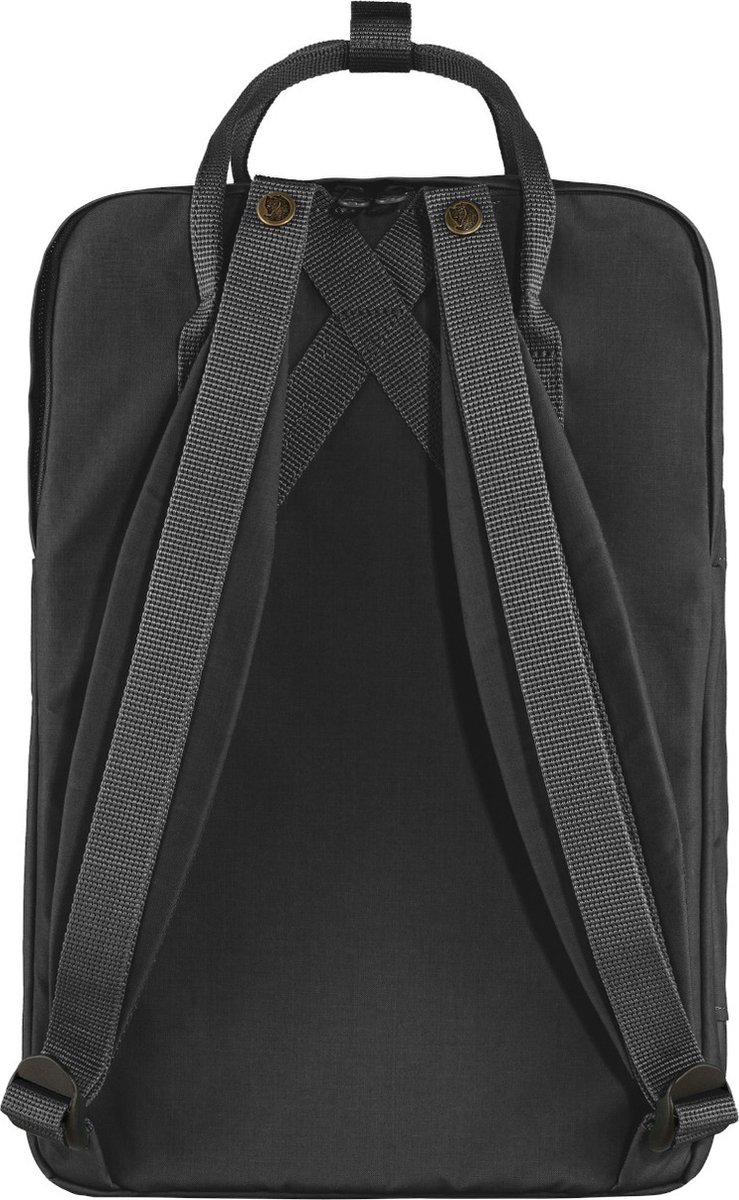 Fjall Raven Fjällräven Kanken Laptop 15" Rugzak Black - Zwart