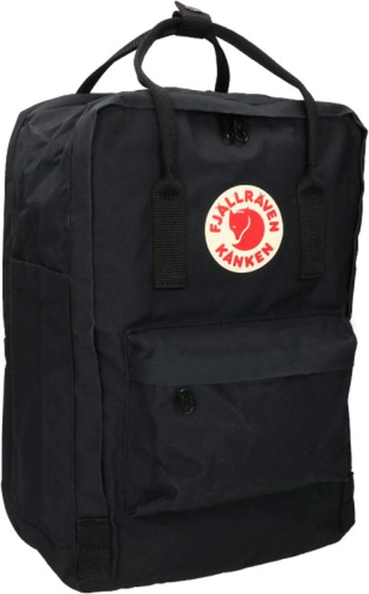 Fjall Raven Fjällräven Kanken Laptop 15" Rugzak Black - Zwart