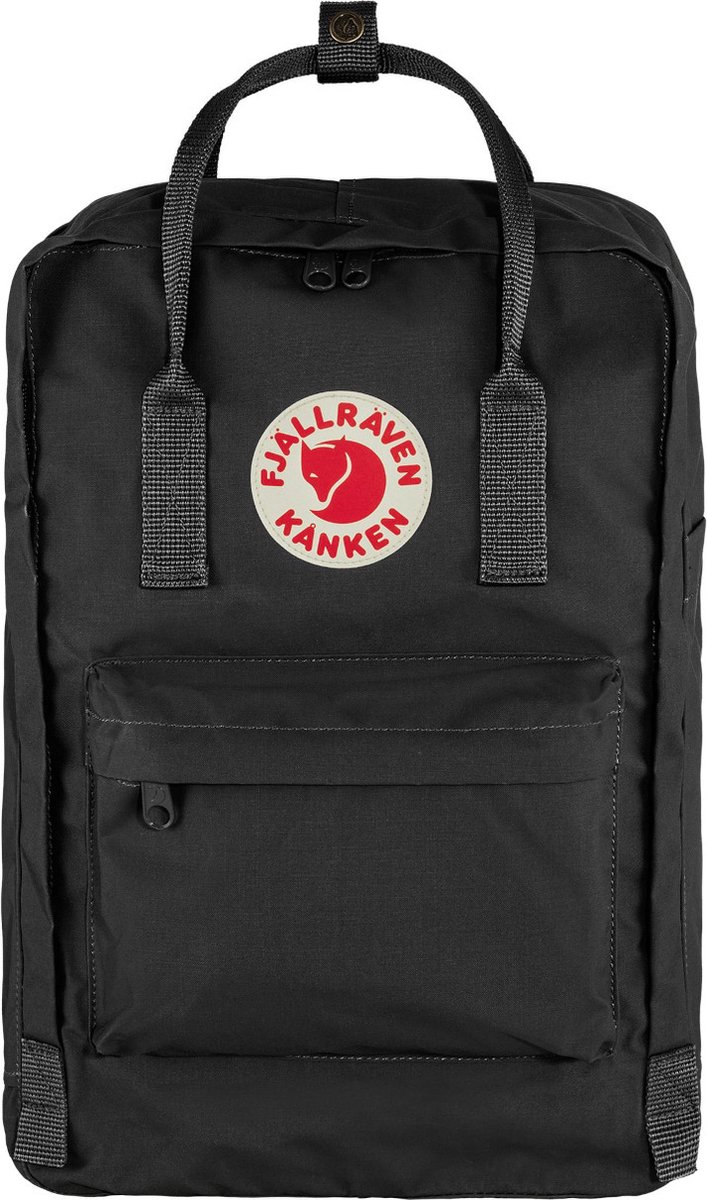 Fjall Raven Fjällräven Kanken Laptop 15" Rugzak Black - Zwart
