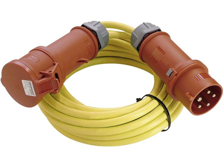 as - Schwabe 60727 Stroom Verlengkabel 32 A 50.00 m - Geel