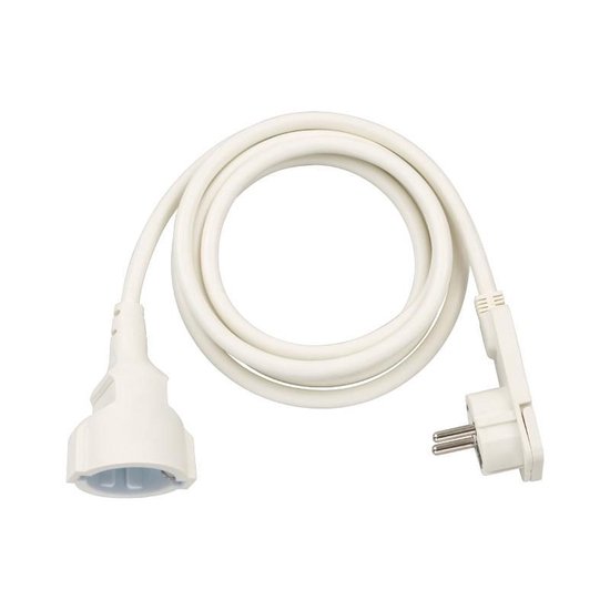 Brennenstuhl 1168980220 Stroom Verlengkabel 2.00 m - Wit