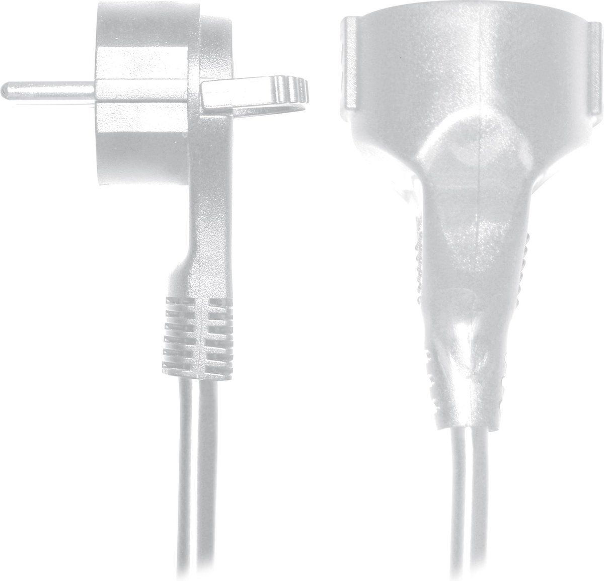 Brennenstuhl 1168980220 Stroom Verlengkabel 2.00 m - Wit