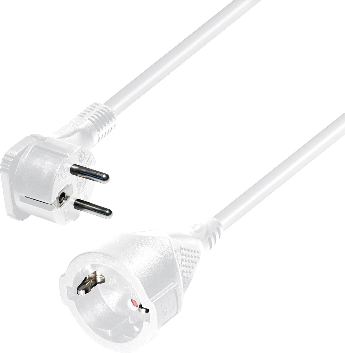 Brennenstuhl 1168980220 Stroom Verlengkabel 2.00 m - Wit