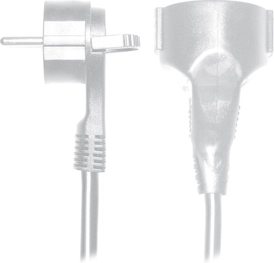 Brennenstuhl 1168980220 Stroom Verlengkabel 2.00 m - Wit