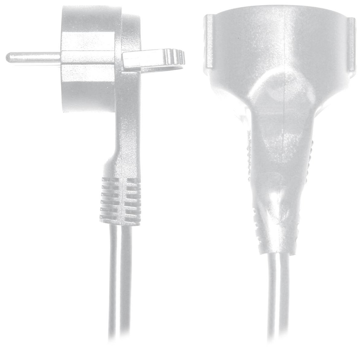 Brennenstuhl Kunststof Verlengkabel 3m - Wit