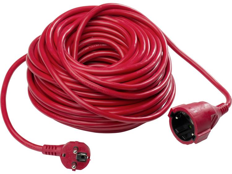 as - Schwabe 51160 Stroom Verlengkabel 16 A 20.00 m - Rood