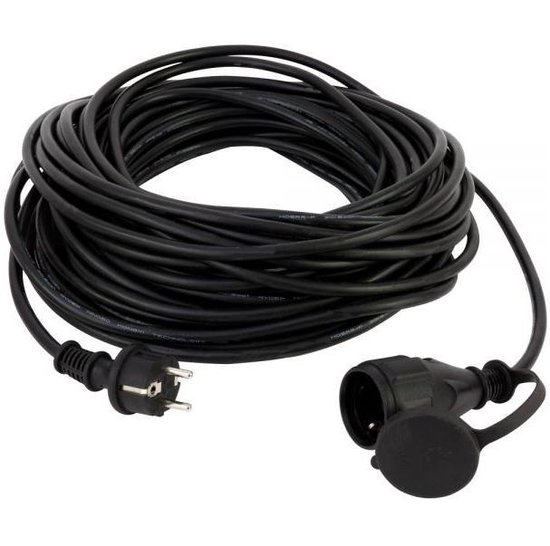 Rev 0065269 Stroom Verlengkabel 16 A 25.00 m - Rood