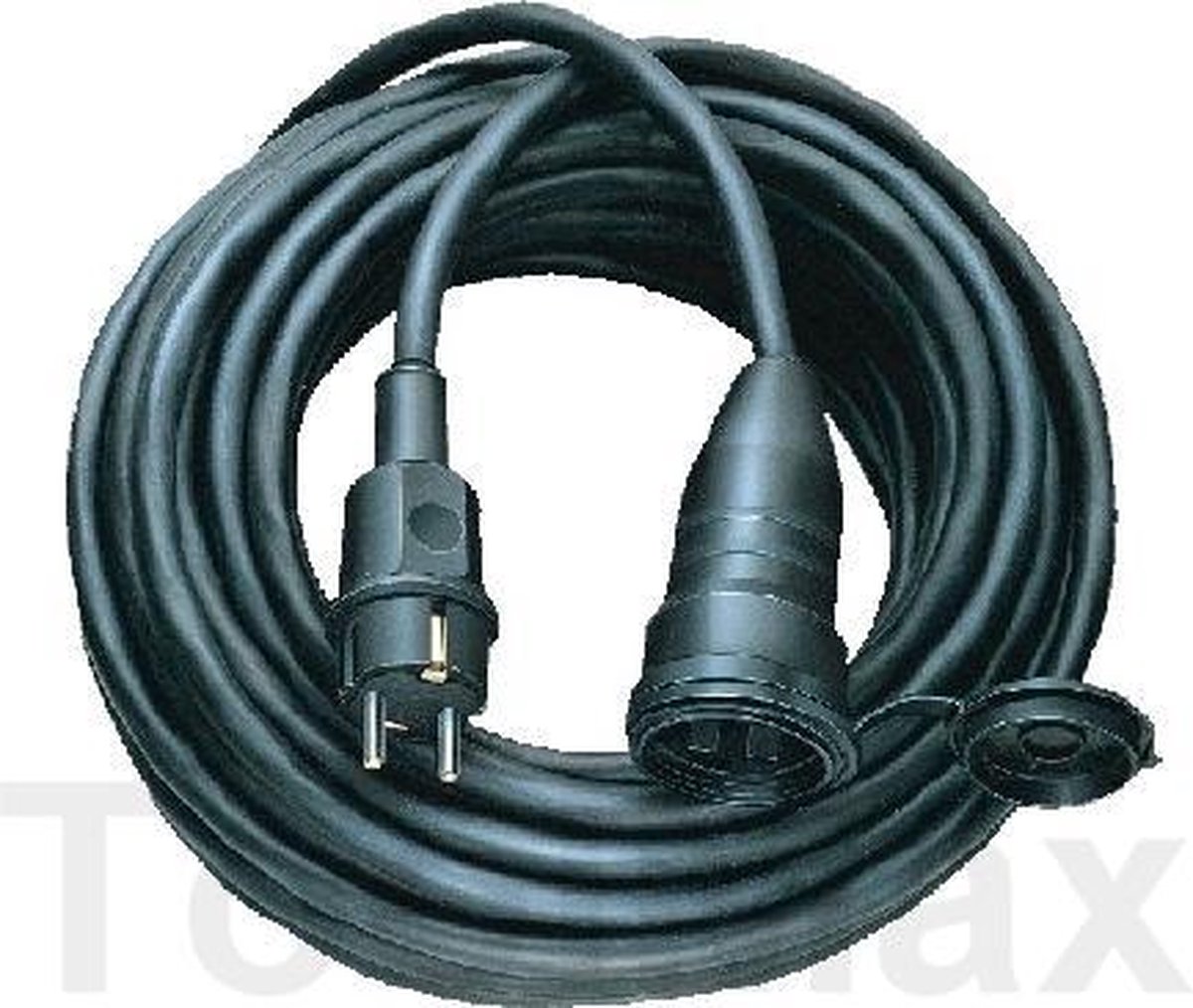 Brennenstuhl 1161470 Stroom Verlengkabel 25.00 m - Zwart