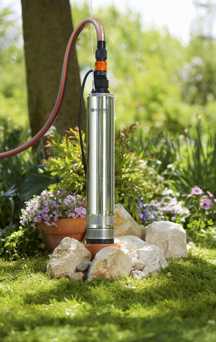GARDENA 5500/5 INOX 1489-20 Bronpomp Met meerdere standen 5500 l/h 45 m - Grijs