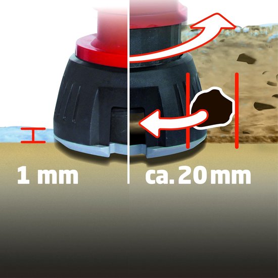 Einhell GE-DP 5220 LL ECO 4170780 Dompelpomp voor vervuild water 13500 l/h 7.5 m - Rood