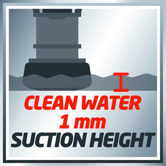 Einhell GE-DP 5220 LL ECO 4170780 Dompelpomp voor vervuild water 13500 l/h 7.5 m - Rood