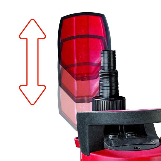 Einhell GE-DP 7330 LL 4170790 Dompelpomp voor vervuild water 16500 l/h 8.5 m - Rood