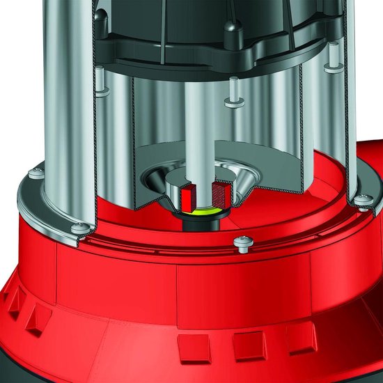 Einhell GE-DP 7330 LL 4170790 Dompelpomp voor vervuild water 16500 l/h 8.5 m - Rood