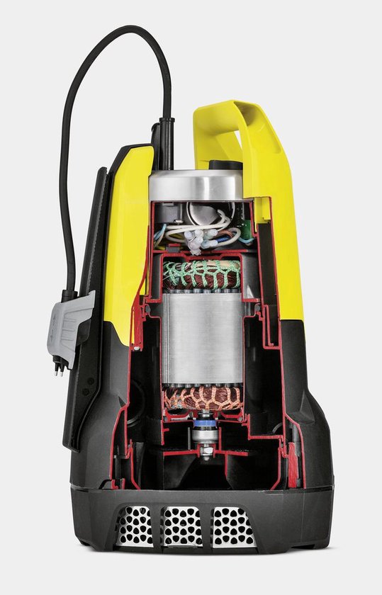 Kärcher SP 7 Dirt Inox 1.645-506.0 Dompelpomp voor vervuild water Met meerdere standen, Met geaarde stekker 15500 l/h 8 m - Geel