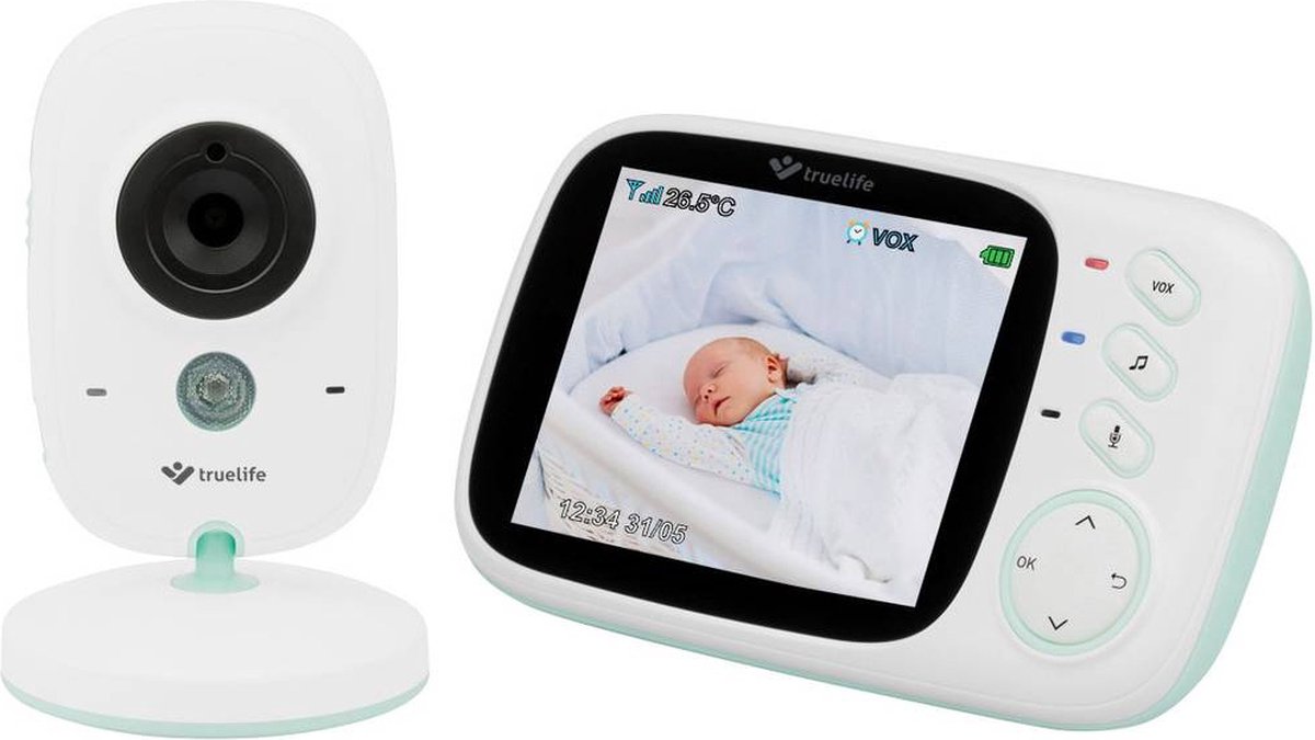 truelife TLNCH32 NannyCam H32 Videobabyfoon Digitaal 2.4 GHz