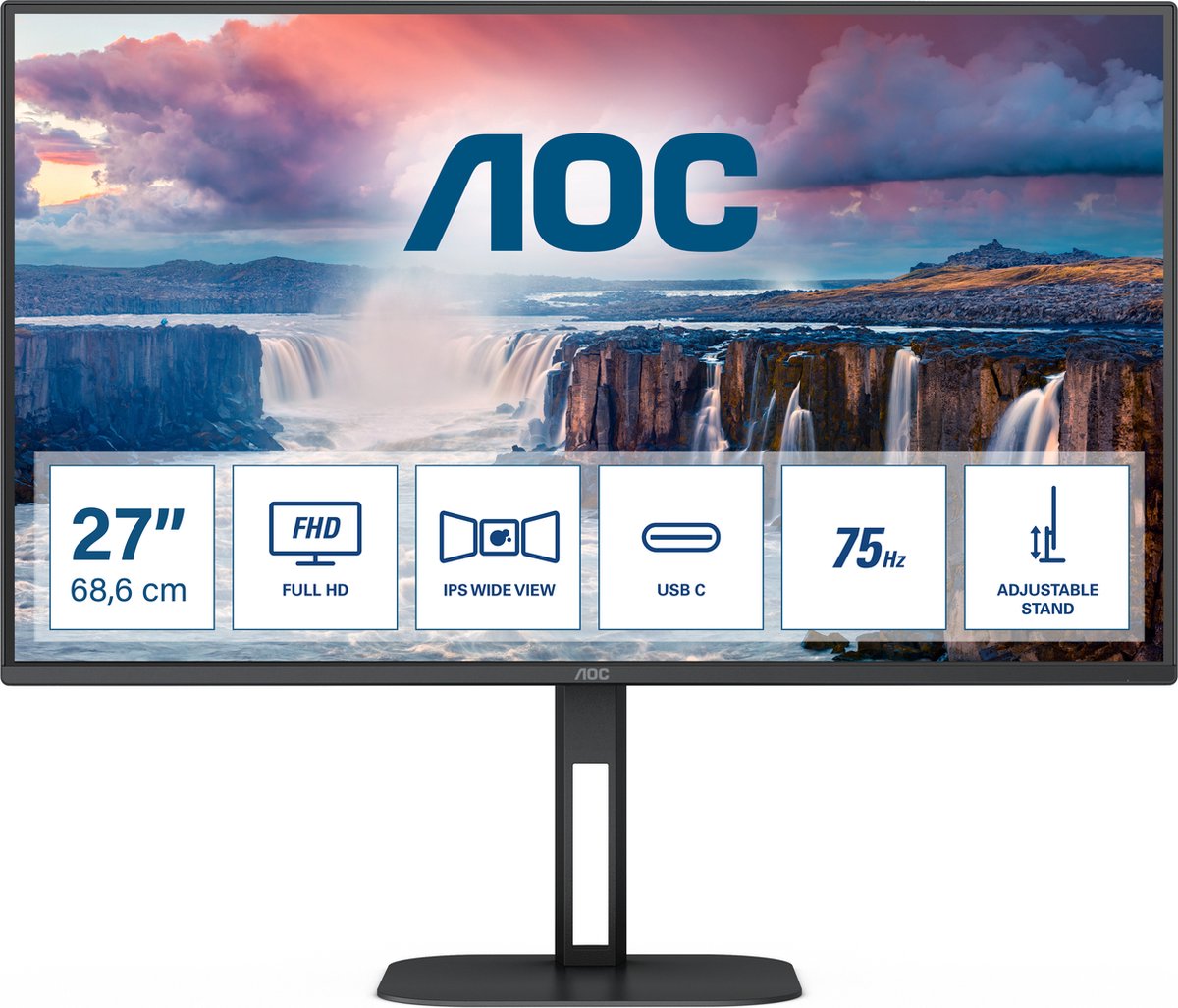 AOC 27V5C/BK - 27''