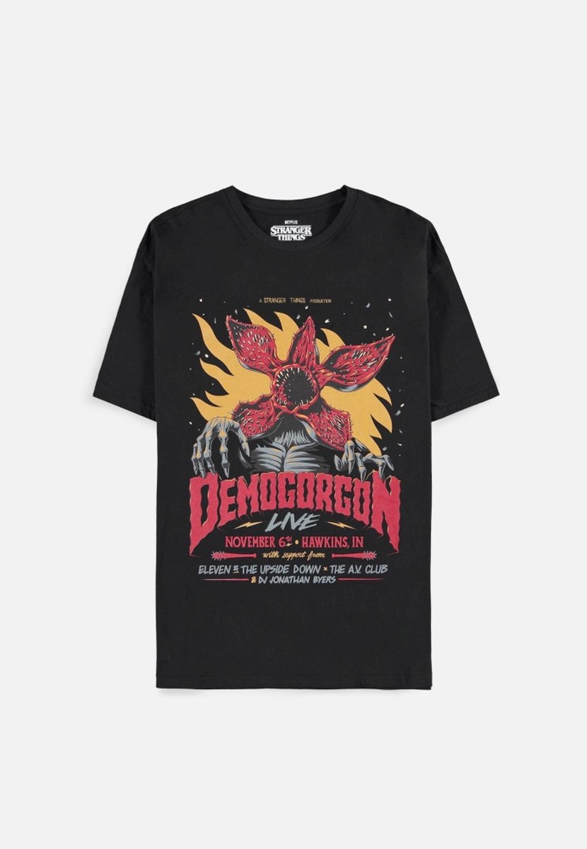Difuzed Stranger Things - Demogorgon Men's Short Sleeved T-shirt