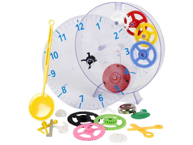 Techno Line Model kids clock Wandklok bouwpakket Mechanisch 20 cm x 3.5 cm Transparant