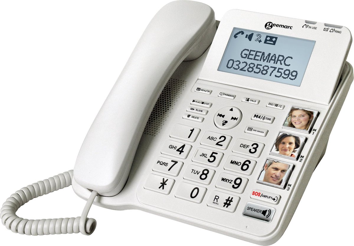 Geemarc CL595 Vaste seniorentelefoon