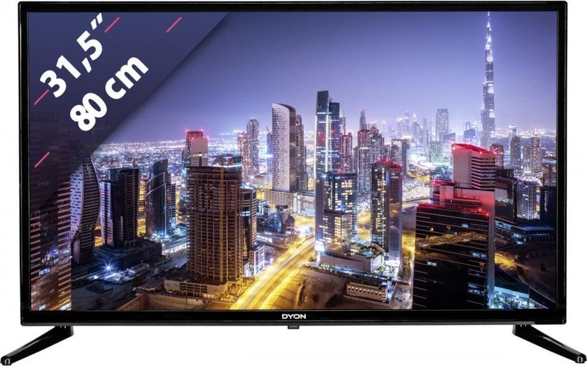 Dyon Smart 32 XT LED-TV 80 cm 31.5 inch Energielabel A+ (A+++ - D) DVB-T2, DVB-C, DVB-S, HD ready, Smart TV, WiFi, CI+* - Zwart