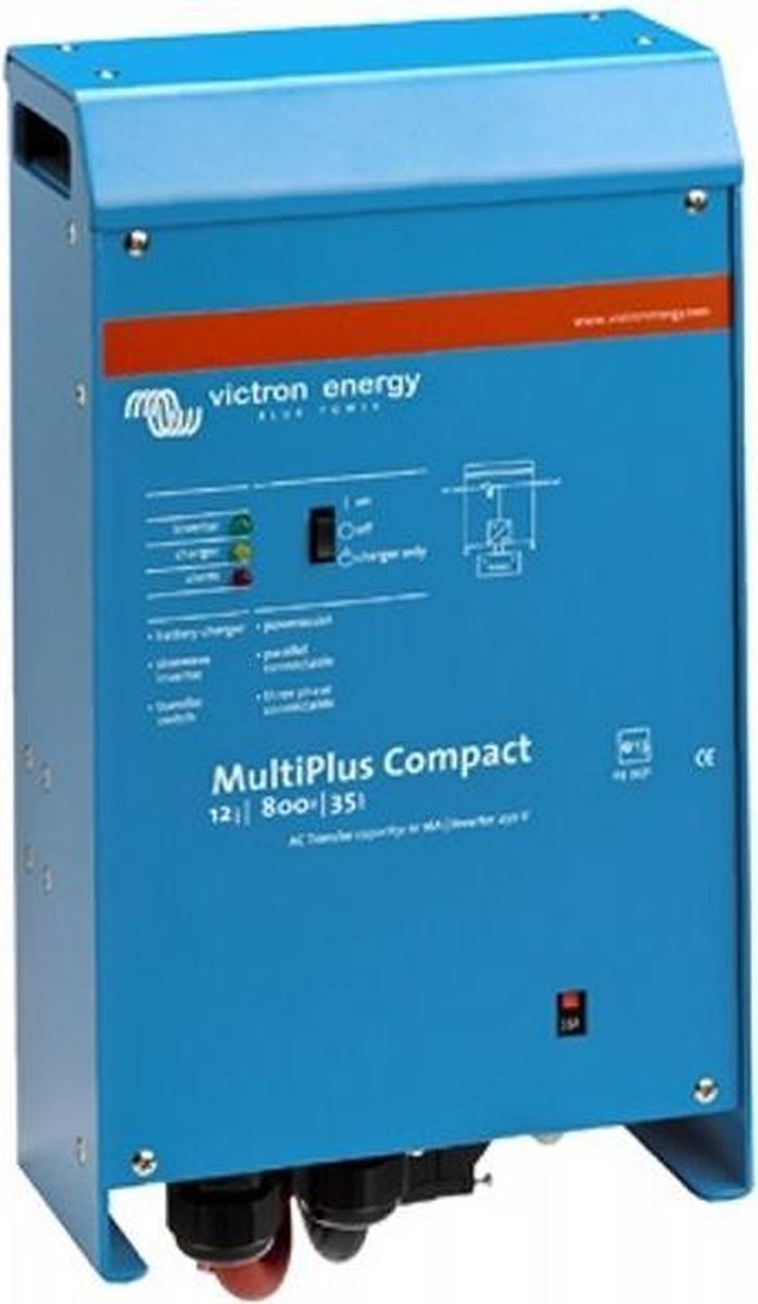 Victron Energy MultiPlus C 12/800/35-16 Netomvormer 800 W 12 V/DC - 230 V/AC geÃ¯ntegreerde laadregelaar