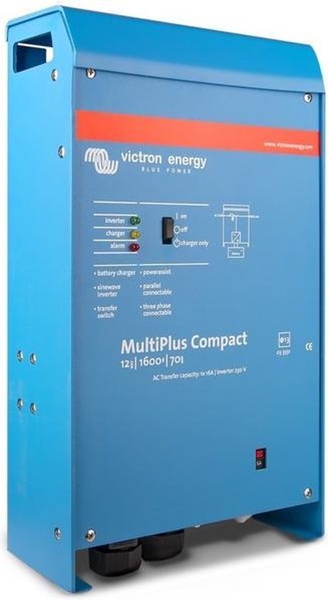 Victron Energy MultiPlus C 12/1600/70-16 Netomvormer 1600 W 12 V/DC - 230 V/AC geÃ¯ntegreerde laadregelaar