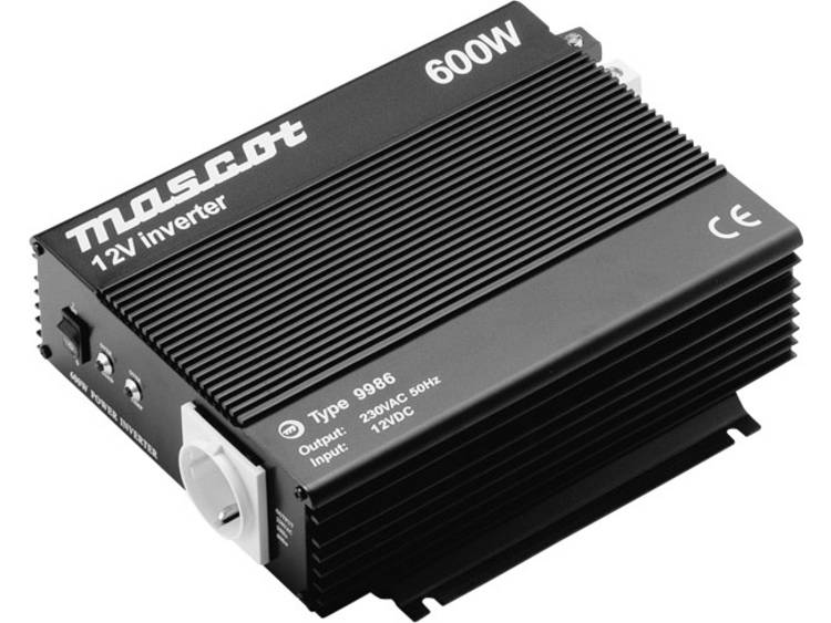 Mascot 9986 Omvormer 600 W 12 V/DC - 230 V/AC