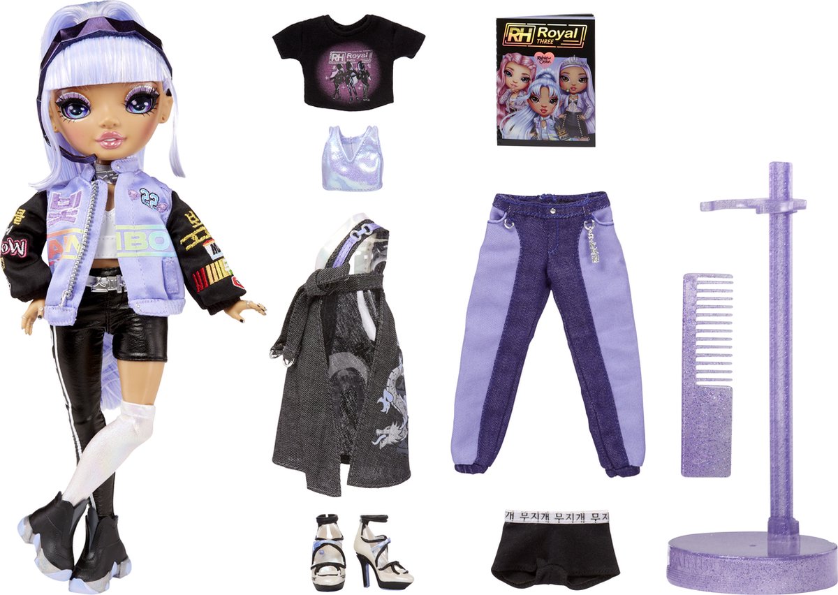 MGA Rainbow High Tentpole PO Doll- PE - Blauw