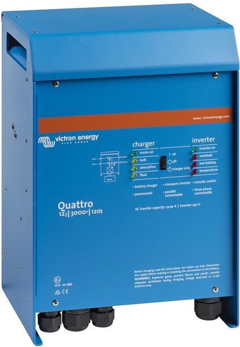 Victron Energy Omvormer 3000 W 12 V/DC - 230 V/AC