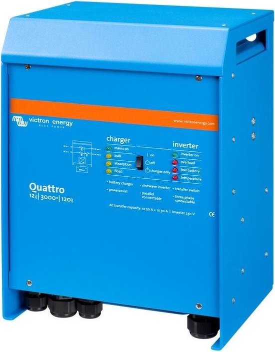 Victron Energy Omvormer 3000 W 12 V/DC - 230 V/AC
