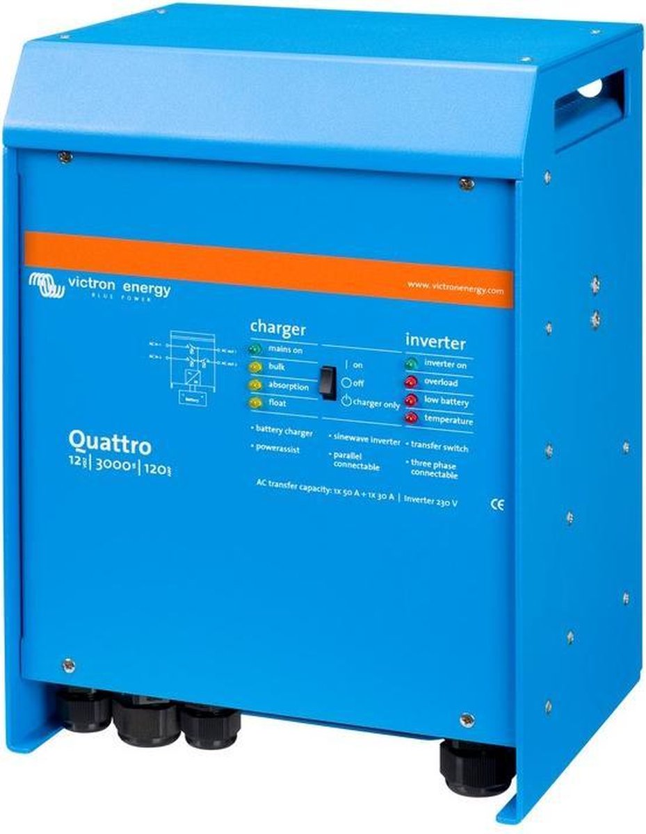 Victron Energy Omvormer 3000 W 12 V/DC - 230 V/AC