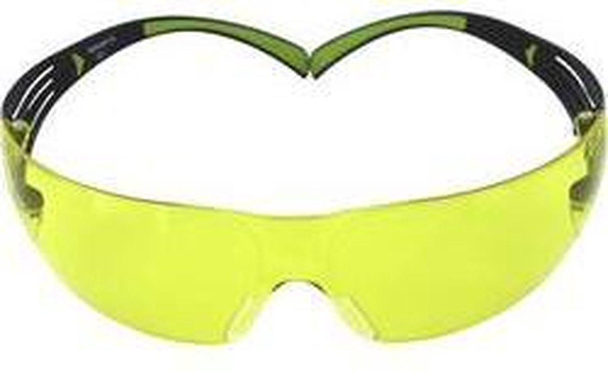 3M™ SecureFit 400 UU001467867 Veiligheidsbril Zwart, - Verde