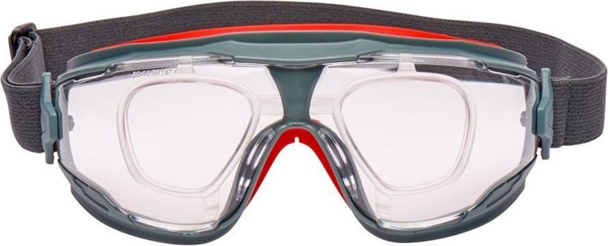 3M™ Goggle Gear 500 GG501V Ruimzichtbril Incl. anticondens-bescherming Grijs, - Rood