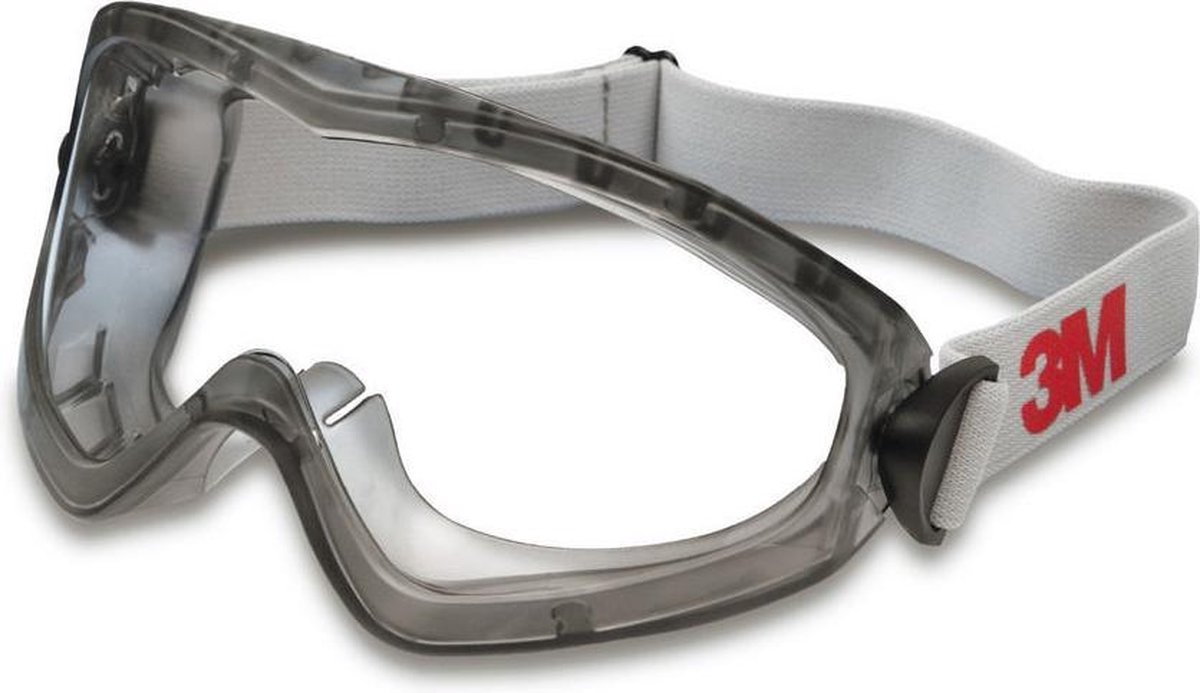 3M™ 2890 Ruimzichtbril Incl. anticondens-bescherming - Blanco